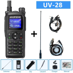 Baofeng UV-28 PRO Max Raadiosaatja 10W Mitme ribaline Traadita Sageduse Kopeerimine Pikk Kaugus Vastuv&otilde;tja Type-C AM Kahesuunaline Kaasaskantav Raadio US