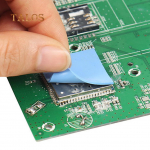 100 tk 10x10x0,5 mm kvaliteetse jahutusradiaatori silikoonist l&otilde;ikamata soojusjuhtiv alus GPU VGA IC jaoks