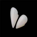 Halloween Cosplay Hambaproteesid Zombie Vampiiri Hambad Kummitus Devil kihvad Rekvisiidid Kost&uuml;&uuml;m Peo Rekvisiitor 17mm