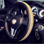 AUTOYOUTH Cystal rooli kate PU-nahast Bling Bling Rhinestones, 15 tolli 15 inch/ 37-38CM kuld