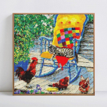 Teemantmaal Scenic Kevadine T&auml;iskuu Rhinestone'i tikand 30x30