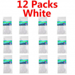 12 pakki X5 tk/kott L Magnum Dragon Tails Haugi soolase vee k&auml;rbse sidumismaterjal Streamer terasest pea k&auml;rbse sidumine vigursabad hulgim&uuml;&uuml;k valge