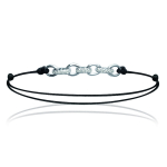 Les Tr&eacute;sors De Lily [J0101] - h&otilde;bedane k&auml;ev&otilde;ru 'D&eacute;esse' h&otilde;bevalge - 30x4 mm h&otilde;be