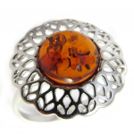 H&otilde;bes&otilde;rmus  Inspiration  merevaigukollane (roodiumiga kaetud) 54 h&otilde;be