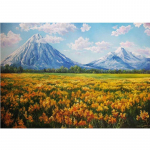 Teemanttikandid Lillepilv Teemantmaal Maastik 5D DIY Pilt Rhinestone 20X30CM