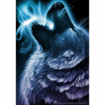 5D DIY Teemantmaal T&auml;is&uuml;mmargune puur  Hundi ulgumine  Tikand Ristpistes Kingitus Kodusisustus Kingitus 20X30CM