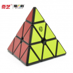 Qiyi 3x3x3 Kuubik X -Man Bell Magnetiline 3x3x3 P&uuml;ramiidkuubik Qiyi 3x3 Kiirusp&uuml;ramiidkuubik X -Man Magnetiline P&uuml;ramiid 3x3x3 Pusle Kuubik must
