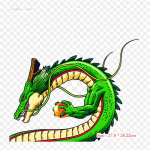 Plaastrid riidekoti jaoks Triikida termokleebistele L&auml;bipaistev Shenron Shenron Goku muster pestav soojus&uuml;lekanne