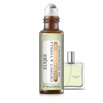 5 tk EUQEE rull-parf&uuml;&uuml;mi&otilde;li niisutaja l&otilde;hna&otilde;li jaoks D-Jadore Angle Freesia kookosp&auml;hkli ja vanilli lille eeterlik &otilde;li difuusori DIY parf&uuml;&uuml;mi jaoks 5pcs-Coconut& Vanilla