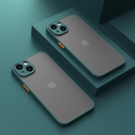 P&otilde;rutuskindel armor matt &uuml;mbris iPhone'ile 16 15 14 13 12 11 Pro Max XR XS X 7 8 Plus SE Mini luksuslik silikoonist p&otilde;rkeraua l&auml;bipaistev k&otilde;va arvuti kate iPhone 12 tumeroheline v&auml;rv