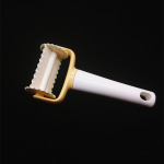 Pirukavormi rullimisl&otilde;ikur Plastikust glasuuriga spaatliga &uuml;mmargune k&uuml;psise k&uuml;psise l&otilde;ikamine saia tera &uuml;mmargune taigna pelmeenvormi tegija 16.5*8cm