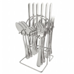 24 tk kuldne h&otilde;ben&otilde;ude komplekt hoidikuga roostevabast terasest luksuslikud lauan&otilde;ud &otilde;htus&ouml;&ouml;gi nuga kahvel lusikas s&ouml;&ouml;giriistade komplekt koos hoiurestiga h&otilde;be