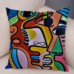 Abstraktne maalimine padja kate dekoratiivne stiil v&auml;rviline multikas t&uuml;druku padjap&uuml;&uuml;r diivan kodu 40x40cm