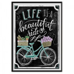 Teemantmaaling Multifilm Jalgrattamuster Teemanttikandid Ristpistes Teemantmosaiik Maastiku Kodukaunistus 25X30cm