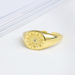 ANENJERY alumise s&uuml;damemustriga kuldsed s&otilde;rmused naistele lihtsad tsirkoonist isikup&auml;ra reguleeritavad s&otilde;rmused, retro ehted Resizable