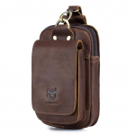 Meeste vintage nahast rihmakott Reisi mobiiltelefoni rahakott Rahakott v&ouml;&ouml;kott Fanny Pack