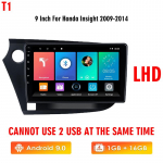 Loominguline Android-auto multimeediumipleier Honda Insight 2009&ndash;2014 autoraadio stereo WIFI GPS-navigatsioonipleieri jaoks