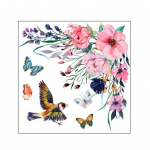 DIY Flowers WC-pott Ilus ja vastupidav laialdane uudne loominguline kleebis