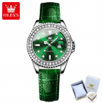 OLEVS uus tipp naiste k&auml;ekell Water Ghost koos teemantkvartskellaga naiste k&auml;ekell