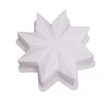 8 - Nurga lillevaht t&auml;htaniisi koogivorm DIY k&uuml;psetusvorm silikoonfondant &scaron;ifoon valge