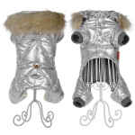 Lemmikloomakoera riided Veekindel karusnaha kapuutsiga kutsikas lemmikloomade kost&uuml;&uuml;m Paks soe sulejope v&auml;ikestele koertele 16