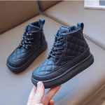 TWINFLAMES Laste talvesaapad Laste Mood l&uuml;hikesed Saapad Kunstnahast Lastele Soojad kingad T&uuml;drukutele 33