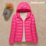 Uus naiste &otilde;huke sulejope valge pardi sule ultrakerged jakid s&uuml;gis- ja talvesoojad mantlid kaasaskantavad v&auml;lisr&otilde;ivad 5XL heleroosa v&auml;rv