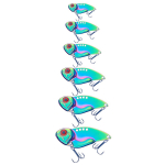 6 tk 3-20g VIB p&uuml;&uuml;gilant kunstliku teraga metallist vurr Crankbait Vibratsioonis&ouml;&ouml;t Swimbait Pesca haugivarustusele