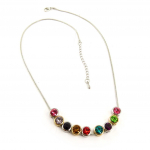 Les Tr&eacute;sors De Lily [R6962] &ndash; disainerkaelakee 'Scarlett' tutti frutti - 7 mm mitmev&auml;rviline