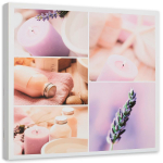 L&otilde;uendiprindiga Purple Zen Spa k&uuml;&uuml;nlad 30x30 lilla