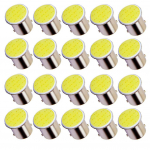 Auto P21W 1156 Ba15s LED COB suunatule pirn Super ere automaatne tagurpidi seisupidurituli 12V kiilu signaali k&uuml;ljelamp 20pcs