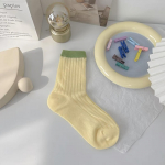 1 paar naiste pikad torusokid Kevadsuvised sokid Armas pitsilised &otilde;hukesed hingavad spordisokid Kommiv&auml;rvi sokid