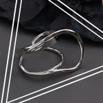 Foxanry ebaregulaarne geomeetriline s&otilde;rmus naistele paaridele uus mood liialdatud s&uuml;nnip&auml;evaehted aksessuaarid kingitused 17mm kuld