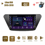 Lifan X50 2015-2019 jaoks koos nupunupuga Android autoraadio multimeediumipleier Navigatsioon stereo GPS 2 Din 1+16 GB 1+16GB