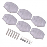 White Pearl Tuning Peg 3*2*1cm 6tk Akustilised nupud