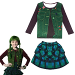 Baby Girls Zombies 2 Lacey Zoey Cosplay kleit esinemis&uuml;likond karneval Halloweeni kost&uuml;&uuml;mide peo r&otilde;ivakomplektid lastele Lacey Zoey 2-110(4T)&Zombies 2 black