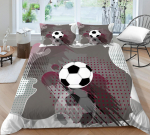 3D jalgpalli voodipesu Spordiprindiga tekikate 2 v&otilde;i 3 t&auml;issuuruses kahe voodiga mikrokiudkangast pehme pestav t&otilde;mblukk kodukaunistus Baby 100x135cm