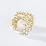 Pinkdudu moe roosa kivist nisu pross Romantiline loominguline tsirkoonist vibu prossi n&ouml;&ouml;pn&otilde;elad naistele ehted PD1309 roosa punane v&auml;rv