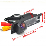 170-kraadine HD 1080P AHD kalasilm spetsiaalse s&otilde;iduki tahavaatekaamera Opel Astra HJ Corsa Meriva Zafira Insignia FIAT Grande jaoks AHD-Dynamic