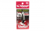 Shout 43-TA Twin Assist Double Barb konksud rigged suurus 1/0 (5836)