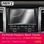 For Porsche Panamera Macan Cayenne Car GPS navigation film LCD screen Tempered glass protective film Anti-scratch Film 7 1 PCS gray