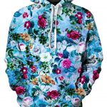 Moodne meeste naiste kapuuts, 3D prinditud troopiliste lilledega dressipluus vabaaja spordidress 4XL