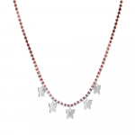 Liblikas kaelakee Liblika ripatsiga kaelakee Naiste rangluukett Mood Naiste ehted T&uuml;druku kingitus 1