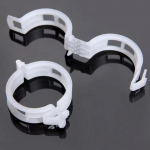 100/1 tk plastist taime tugiklambrid, korduvkasutatavad aia-k&ouml;&ouml;giviljad tomativiinapuud p&uuml;stised n&ouml;&ouml;rid, fikseeritud klambrid, hoidik pookimise kinnitust&ouml;&ouml;riistad 100 valge