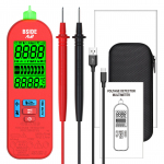 BSIDE A2 Mini Smart Digital Multimeter automaatne ulatus 5999 loendab NCV universaalset arvestit k&auml;eshoitav High Configuration punane