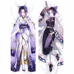 60x180 cm Anime Deemonit Slayer Agatsuma Zenitsu Kochou Shinobu Dakimakura &uuml;mbris Kahepoolne 3D Prinditud voodipesu kallistav keha padjakate 40x120cm Peach Skin