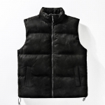 S&uuml;gistalvine meeste puuvillane vest paks soe meeste varrukateta jope vest Harajuku moevestid M must