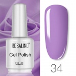ROSALIND 15 ml k&uuml;&uuml;nelakk, poolp&uuml;siv leotav UV geelk&uuml;&uuml;nelakk, pealislakk geellakk