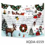 J&otilde;ulupuu seinavaip J&otilde;uluvana rippuvad riidest taustast riidest j&otilde;ulupuu 100x75cm