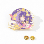 M&auml;ng Genshin Impact Xiao Hu Tao Ganyu Morax Zhongli Barbatos Venti Cosplay Pross N&ouml;&ouml;pm&auml;rk Metallist Rekvisiit Kaunista